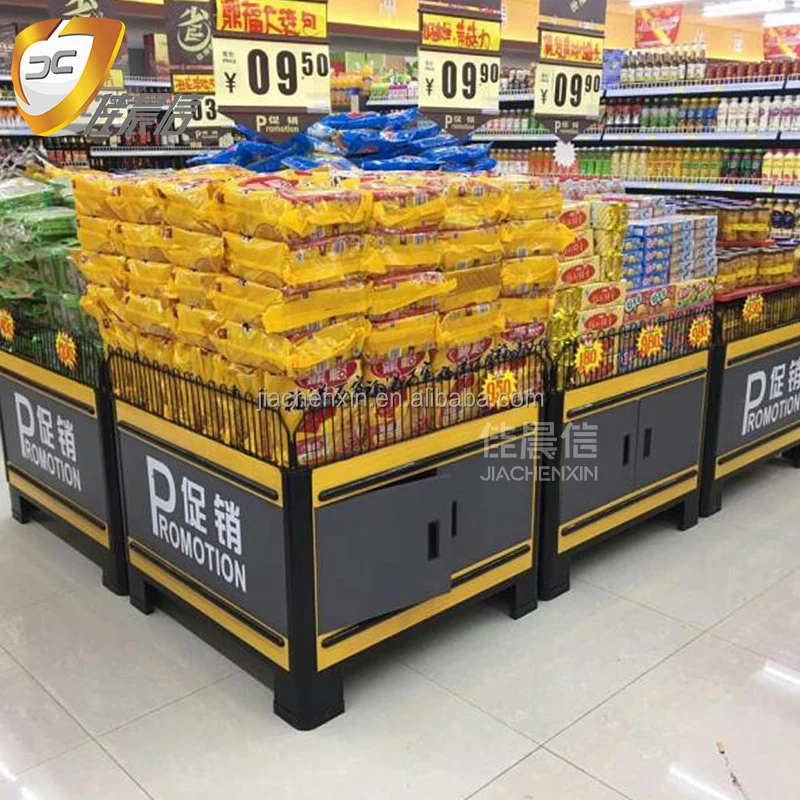 Factory Price Supermarket Retail Promotional Table Discount platform for grocery store display exhibition booth promotion desk