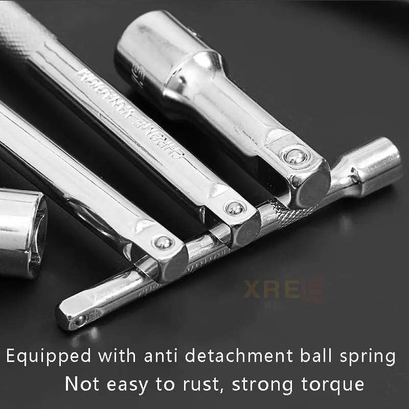 Удлинитель 1/2 Трещоточный ключ инструмент 3/8 большой средний и маленький удлинитель 1/4 короткий