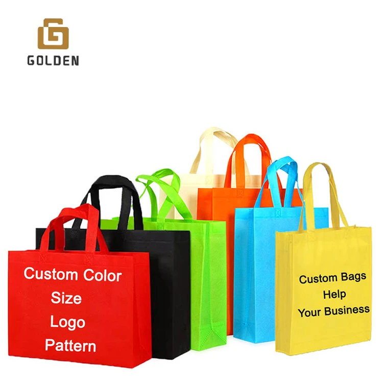 High quality eco-friendly metallized film packaging nonwoven bag  non woven tote bag for shopping
