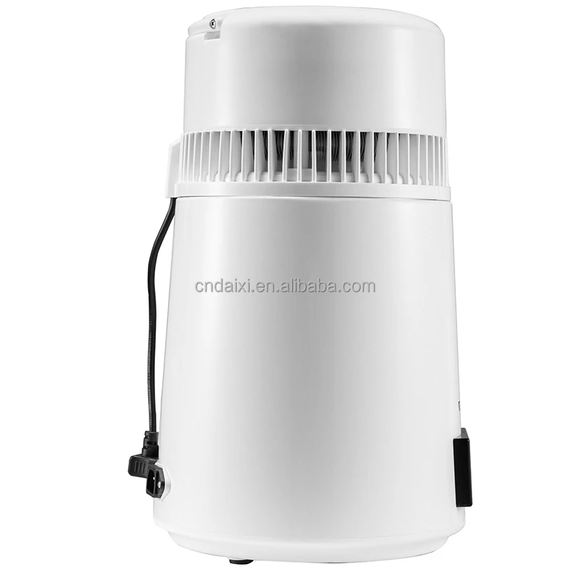 DAIXI High quality Water Distiller, 750W , 304 Stainless Steel Countertop Distiller Plastic Carafe