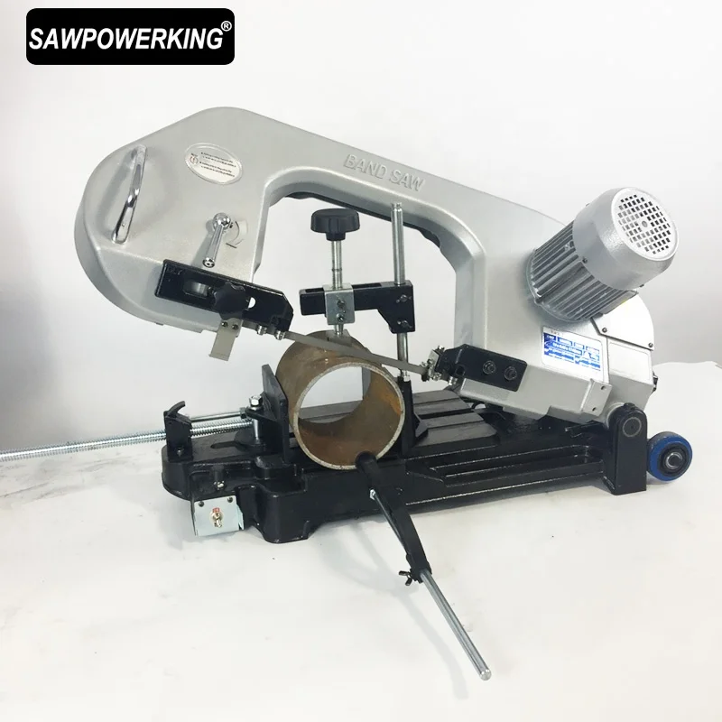 SAWPOWERKING 8' metal pic pipe cutting wood cutting mini table saw bandsaw machine