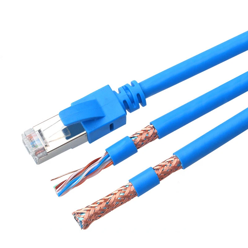 High Quality 0.5-30M Cat5 Cat5e Cat6 Cat6a Cat7 rj45 Ethernet Network Cable UTP FTP SFTP STP Pure Copper Patch Cord