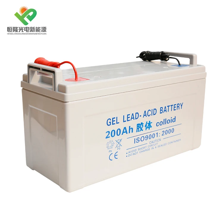 GEL Deep Cycle 12v 200ah ИБП солнечное зарядное устройство Аккумулятор