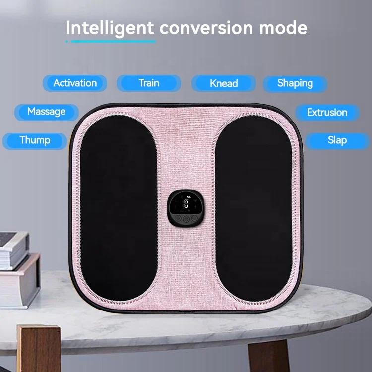 Foldable EMS Electric Foot Mat Leg Massager Promote Blood Circulation With 20 Levels Strength Durable Slim Foot Massage Mat