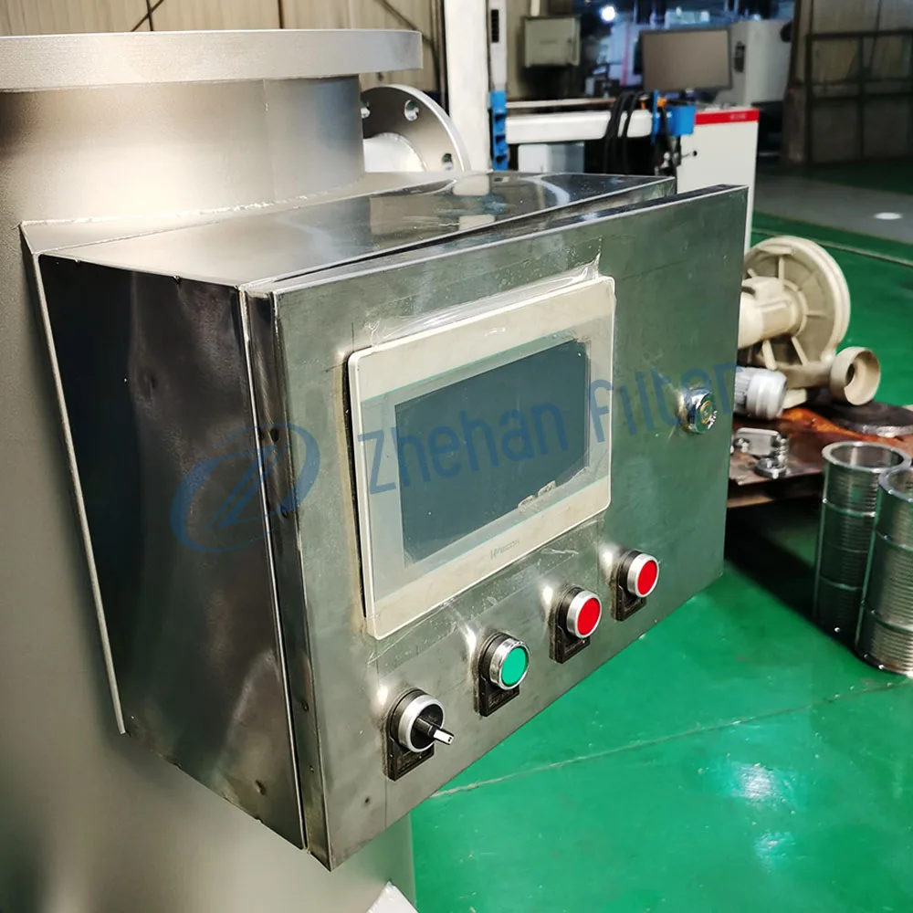 High Quality Stainless Steel Automatic self cleaning edible oil peanut oil filter machine with pump