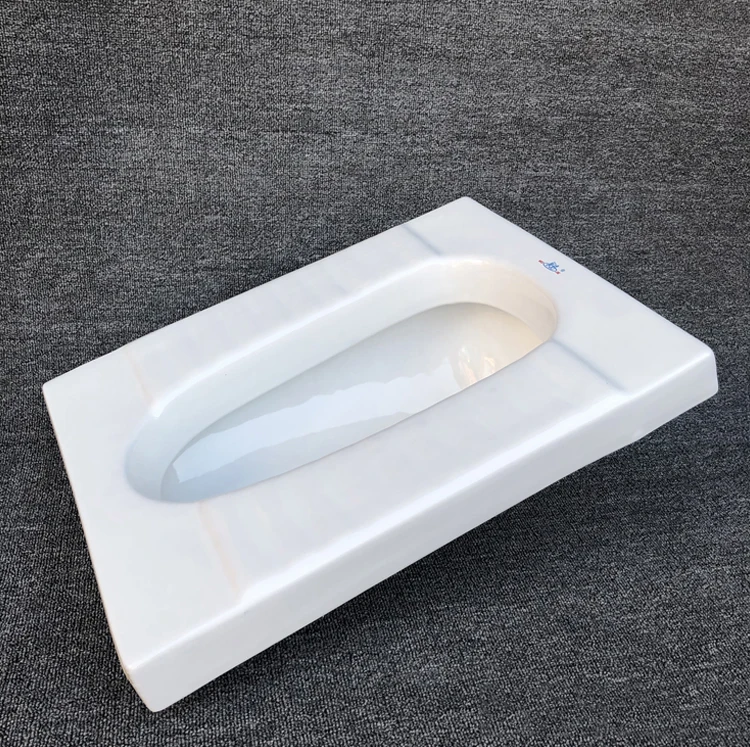 
Ceramic Squat Toilet White glazed Squatting Pan smooth Surface modern Design sanitary wares 