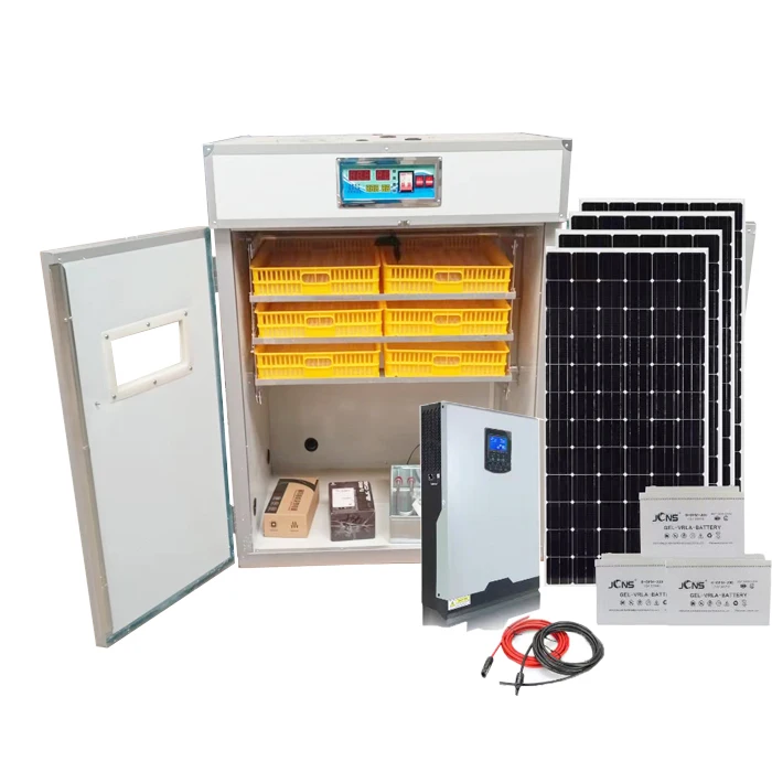 Factory Wholesale Full Automatic Solar Setter System 528 Chicken Duck Quail Goose Turkey Ostriches Egg Incubator for Farm Use