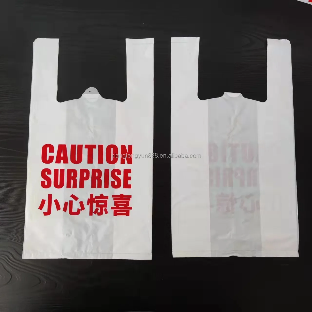 High Quality Polyester Vest Shopping Bag Vest Plastic Carrier Bags Plate Carrier Vest Bag