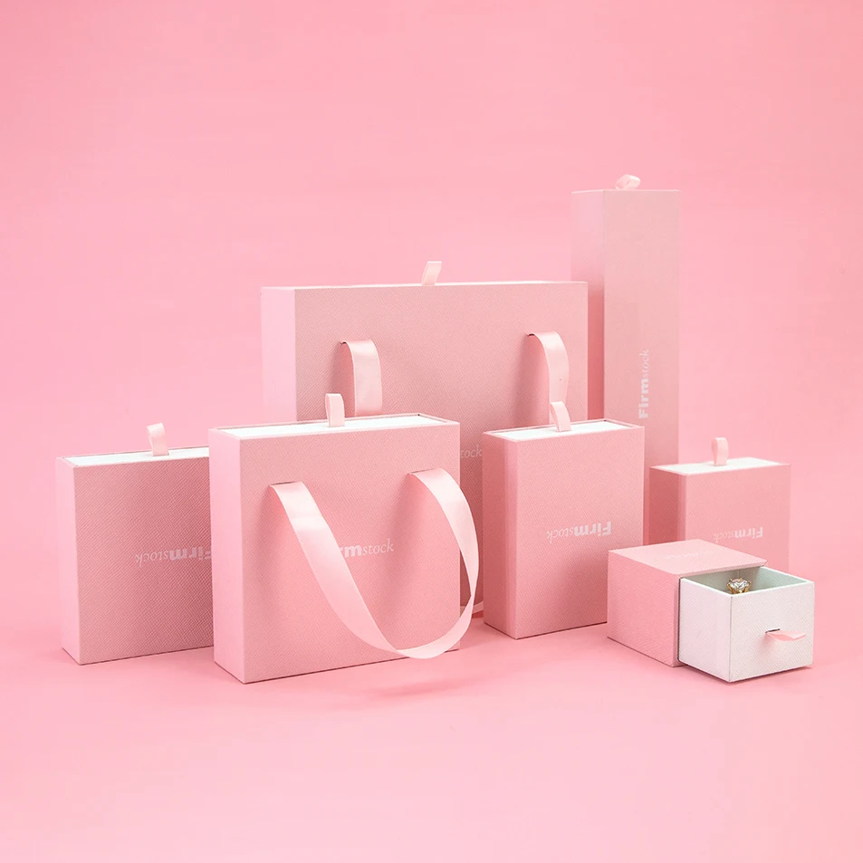 boite a bijoux paper box pendant jewellery custom logo printed jewelry boxes emballage personnalis pour et prsentoir de