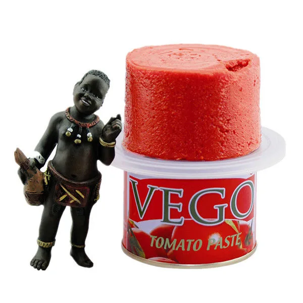 Горячая Распродажа 210 г консервированная томатная паста свежий красный двойной концентрат томатная паста популярный размер на рынке Африки