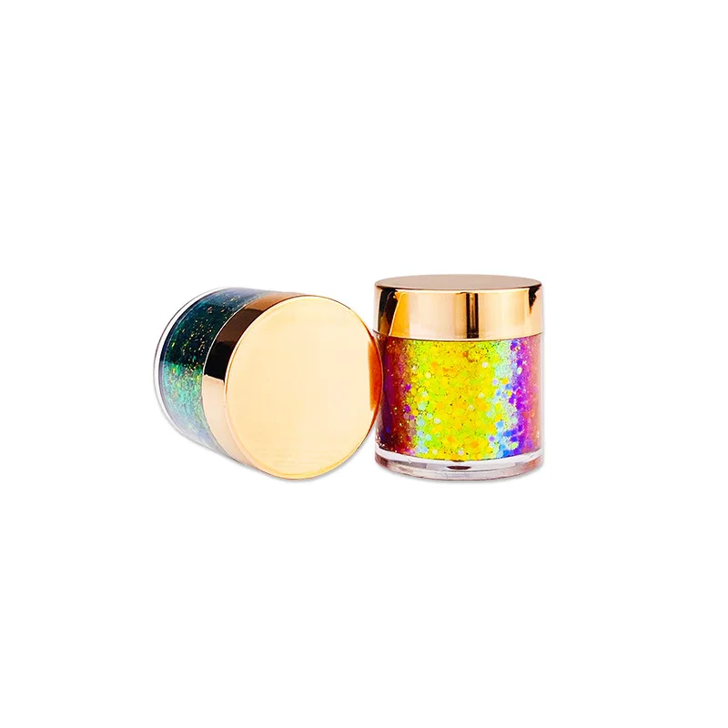 8 color  Logo-free eyeshadow Chameleon shimmering powder Glitter International Cosmetics