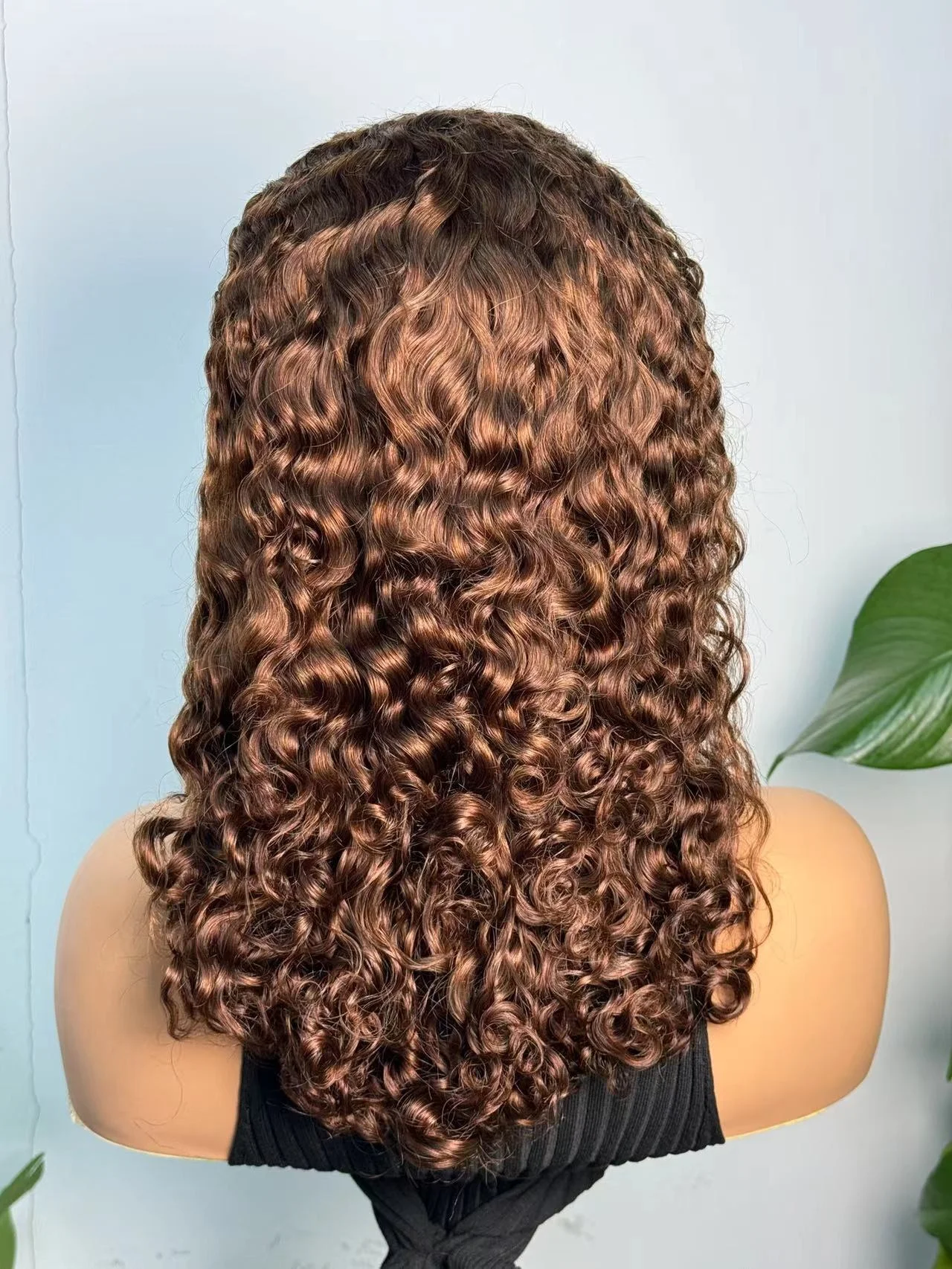 13x4 Full Frontal Lace Wigs Roman Curly  Raw Burmese Curly Hair High Density 220% Roma Curl Double Drawn Human Hair