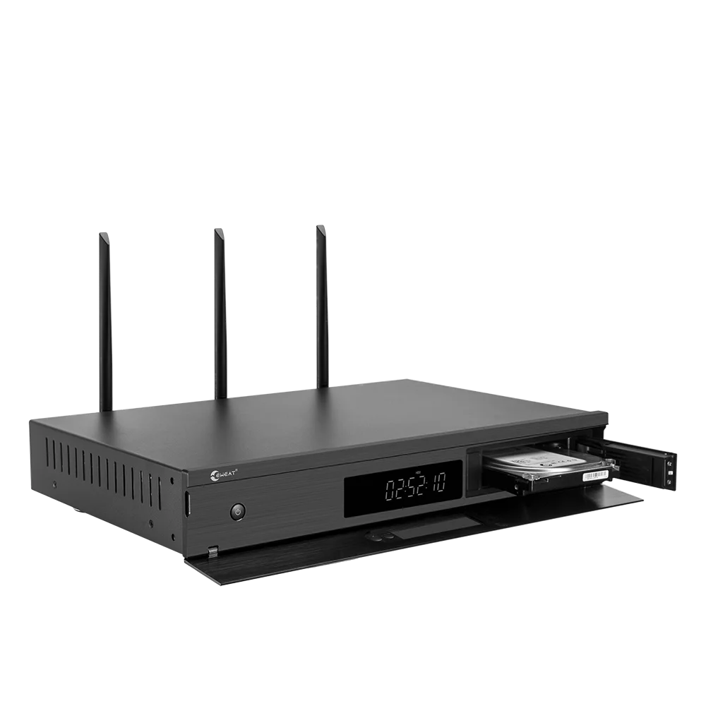 Китай мультимедийная BT антенна Eweat RTD1619DR 4K приставка для smart android tv hdd