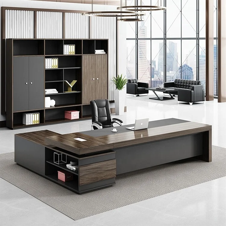 General Office Computer Desk mobilier de bureau Modern Wooden ceo Office Furniture Executive Desk