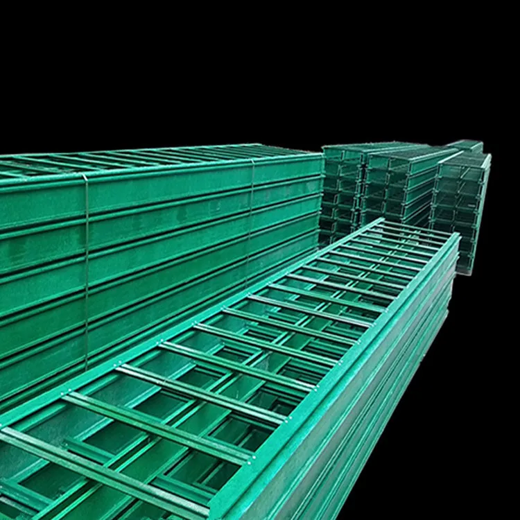 Fiberglass cable bridge trough fiberglass flame retardant ladder
