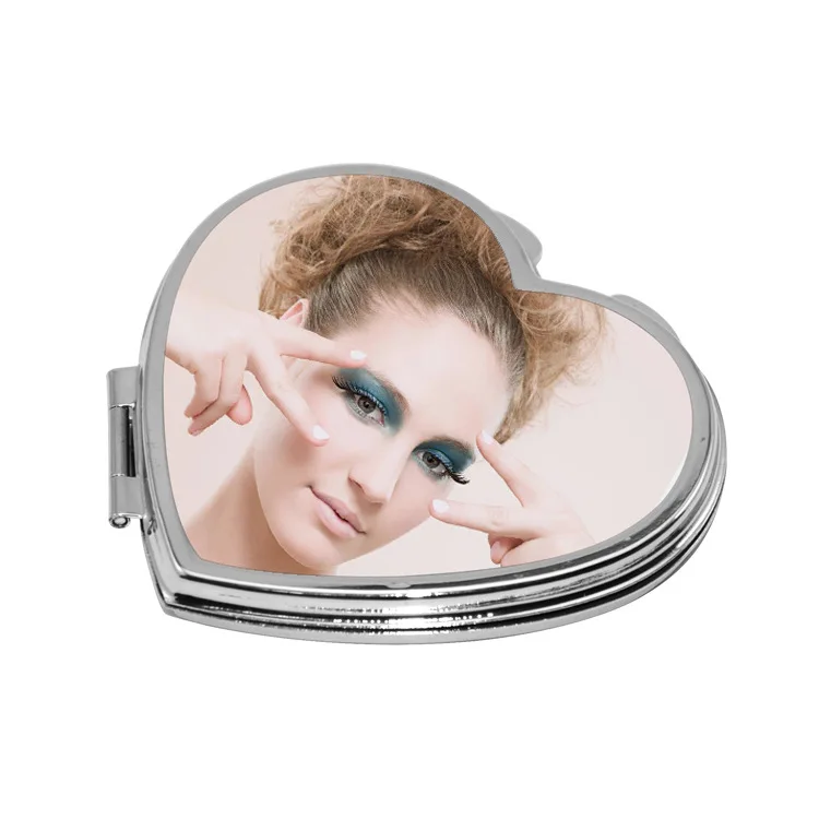 RubySub ZL09-09 Square Metal Sublimation Photo Printing Pocket Mirror Smart Mirror Blanks