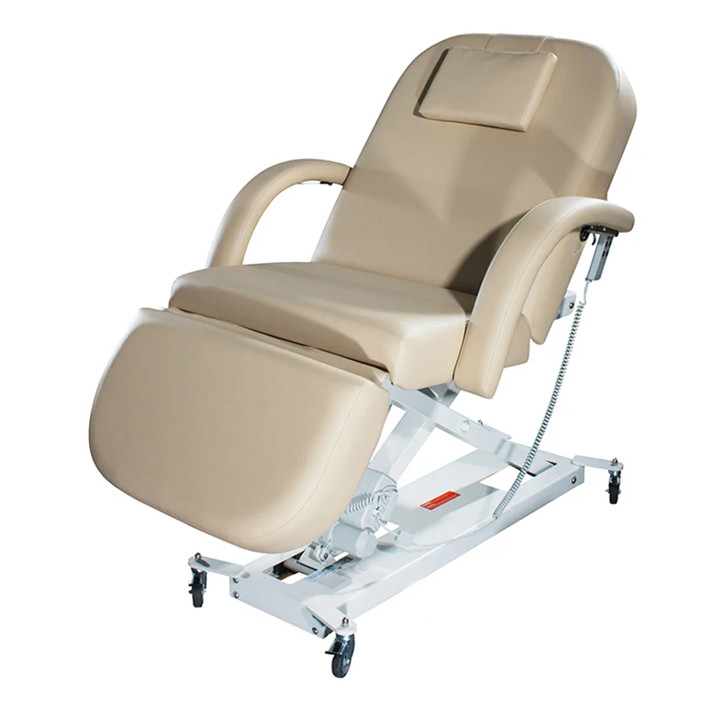 Manufacturer wholesale OEM Electrically adjustable leg-rest and backrest Electric Beauty Bed electric spa beauty treatment chair