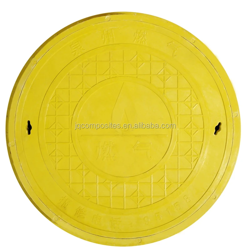 Round Heavy Duty Manhole Cover SMC Fiberglass Material