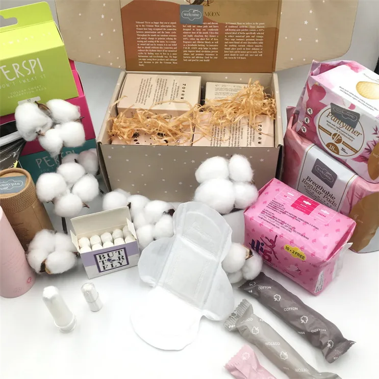 Free shipping items NEW Trending products 2024 wholesale brand name non applicator private label organic cotton tampons