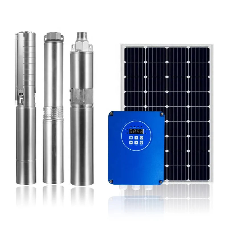 Monitor for pump borehole DC solar pump and panel solar water pump system for farm
