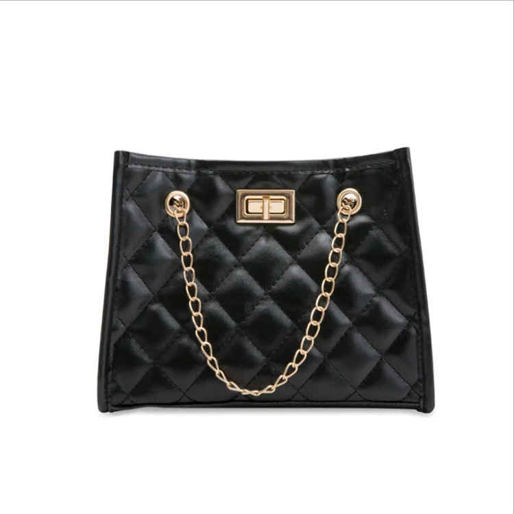
Bags women fashion atmosphere rhomboid bucket bag wholesale 2021 new Korean personality chain portable slant cross bag 