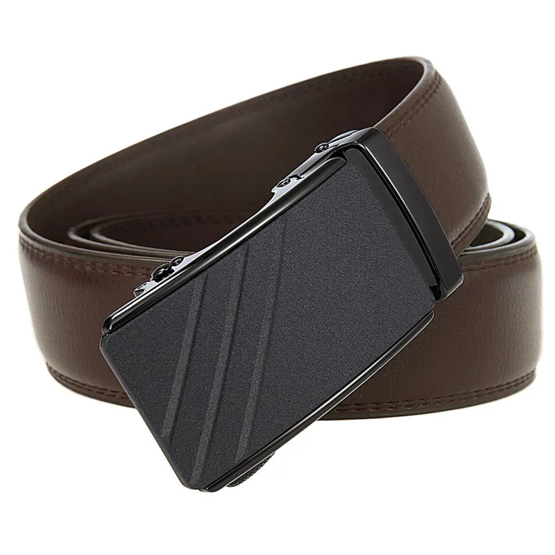 Новый дизайн, мужской ремень с автоматической пряжкой, ремни из спилка для мужчин, модный мужской ремень, оптовая продажа, LQbelt
