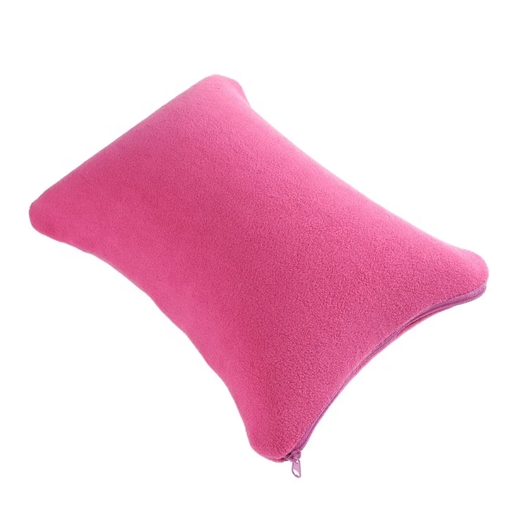 Wholesale Inflatable Solid Color Fleece Neck Rest