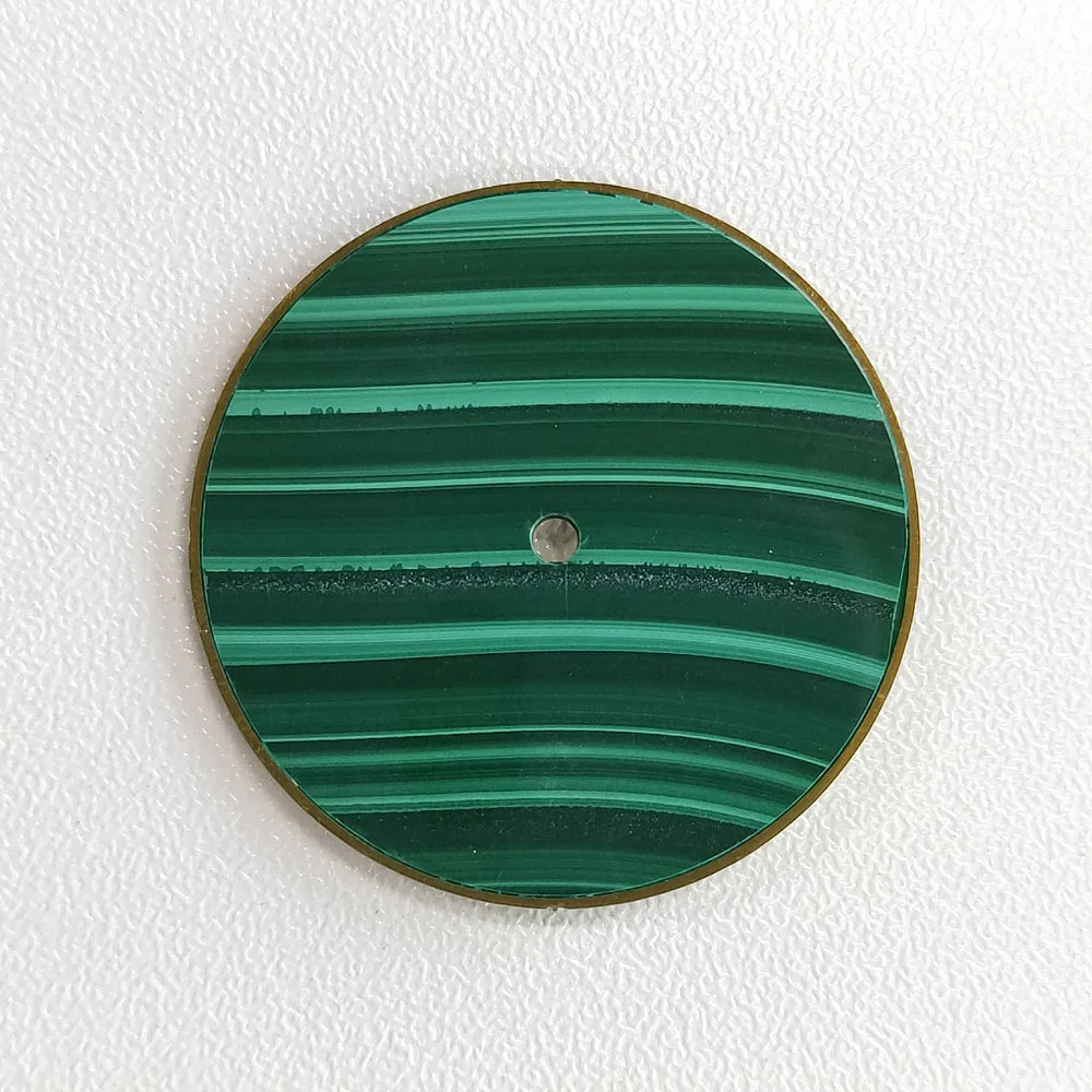 Stone Dials Fashion Natural Malachite Material Custom logo Watch Dial parts