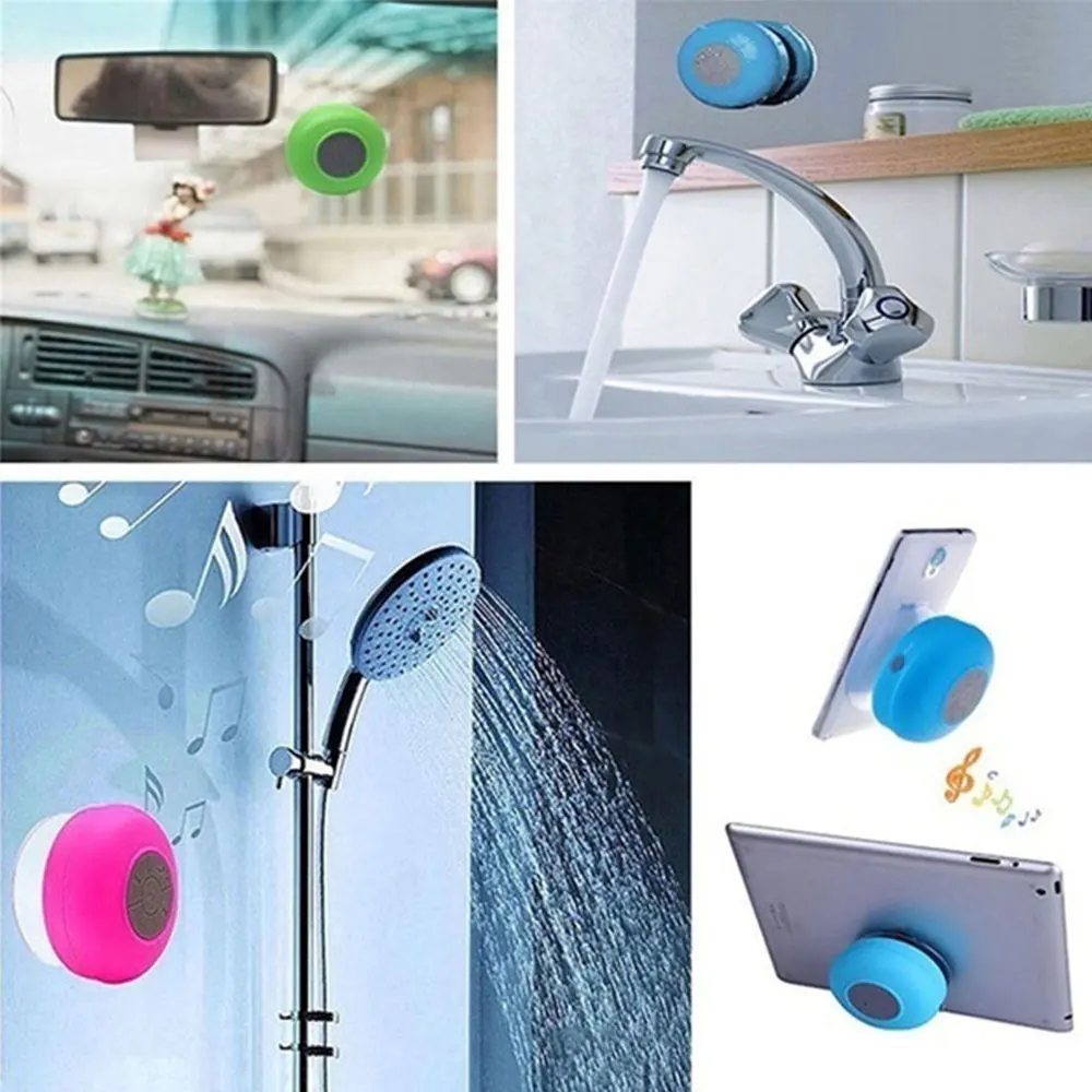 Mini Portable Waterproof Shower X1 Speaker Support TF Card FM Radio Round Outdoor Floating USB Smart blue tooth speaker