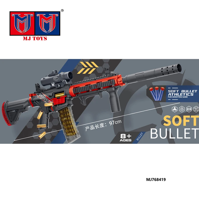 Wholesale Simulation New Diy Toy Hand-Self Integrated B /O Jump Shell M4A1 Cpc Manual Launch Fun Modeling Launch Soft Bullet Gun