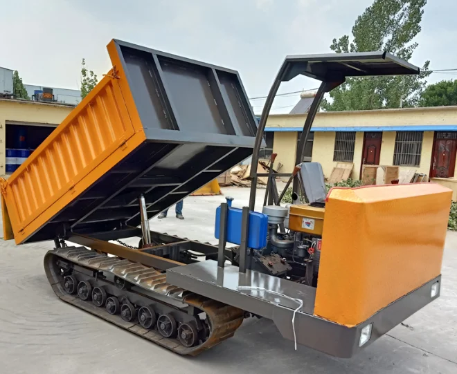 Professinal suppliers mini electric four-wheel and  track/tracked dumper