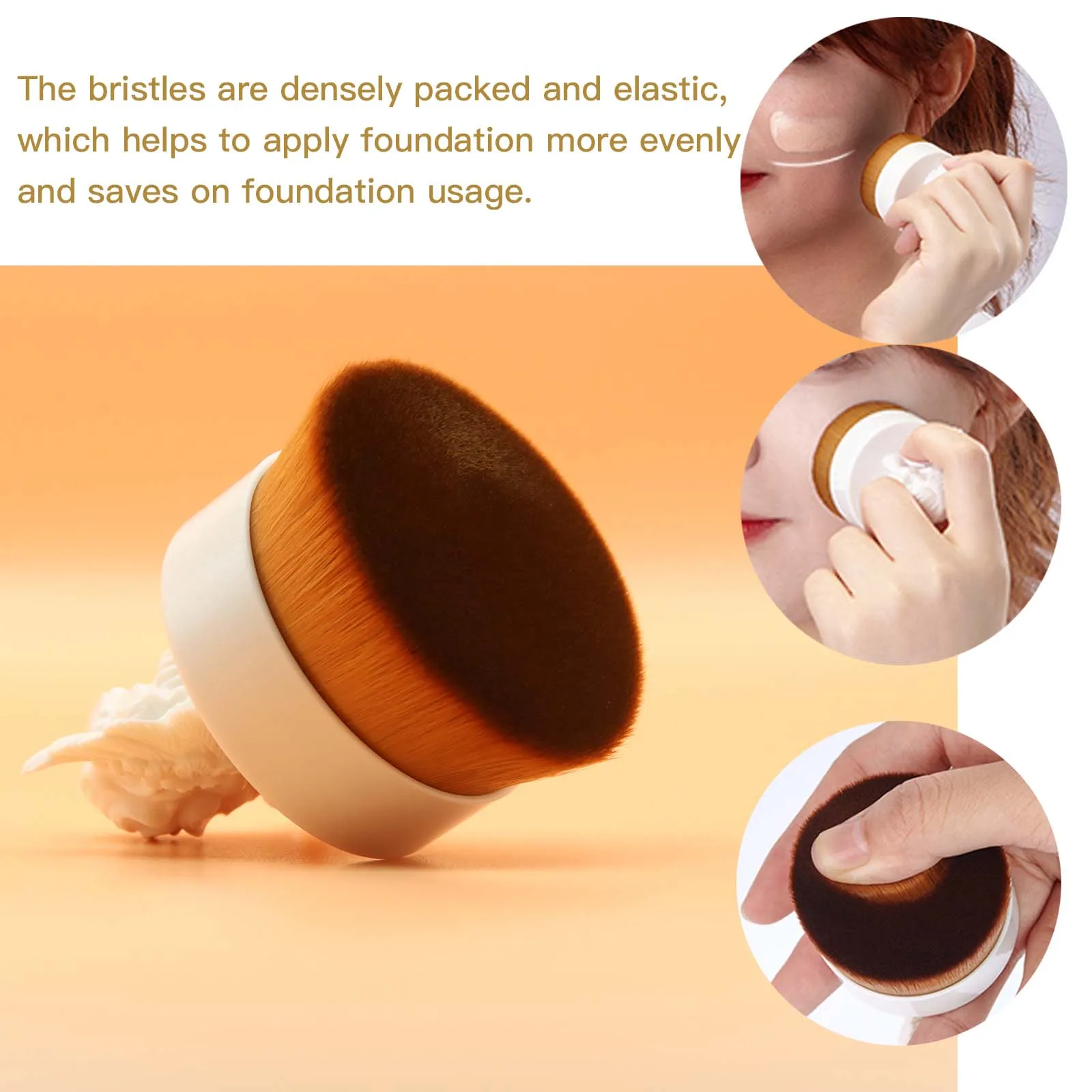 Big Flat Style Foundation Brushes Make up Dense Makeup Brush Synthetic Hair Professional Makeup brushes Kabuki