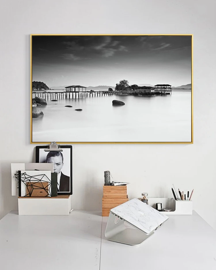 traditional Chinese painting masterpiece reproduction canvas prints art Zhu Da masterpiece Fish home decor picture posters