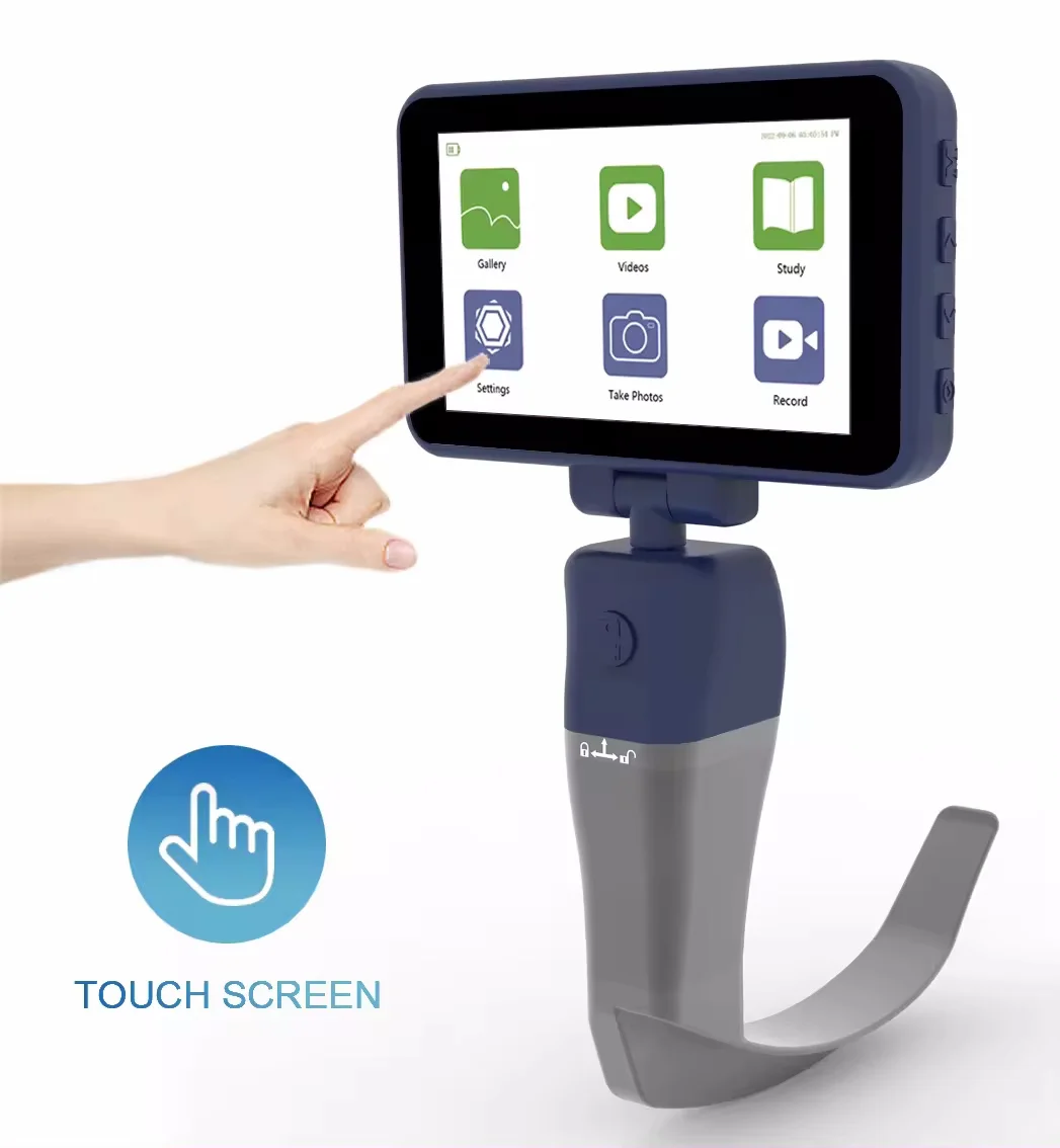 Hot selling LCD Display Video Laryngoscopes Reusable Airway Video Laryngoscope