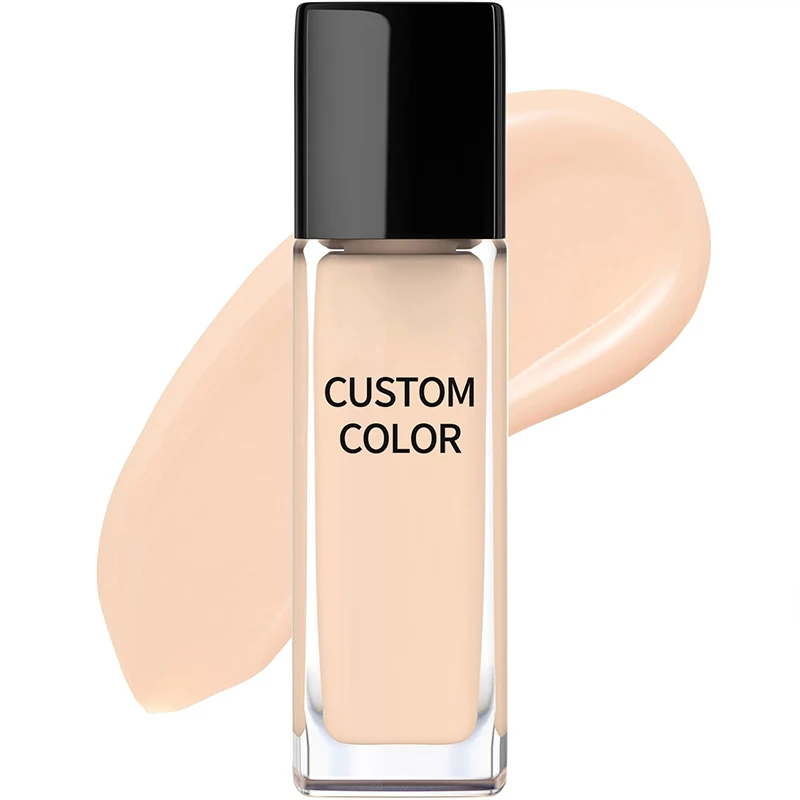 Factory OEM Customizable colors Makeup Matte Foundation Oil Control Full Coverage Waterproof Long Lasting Liquid Foundation