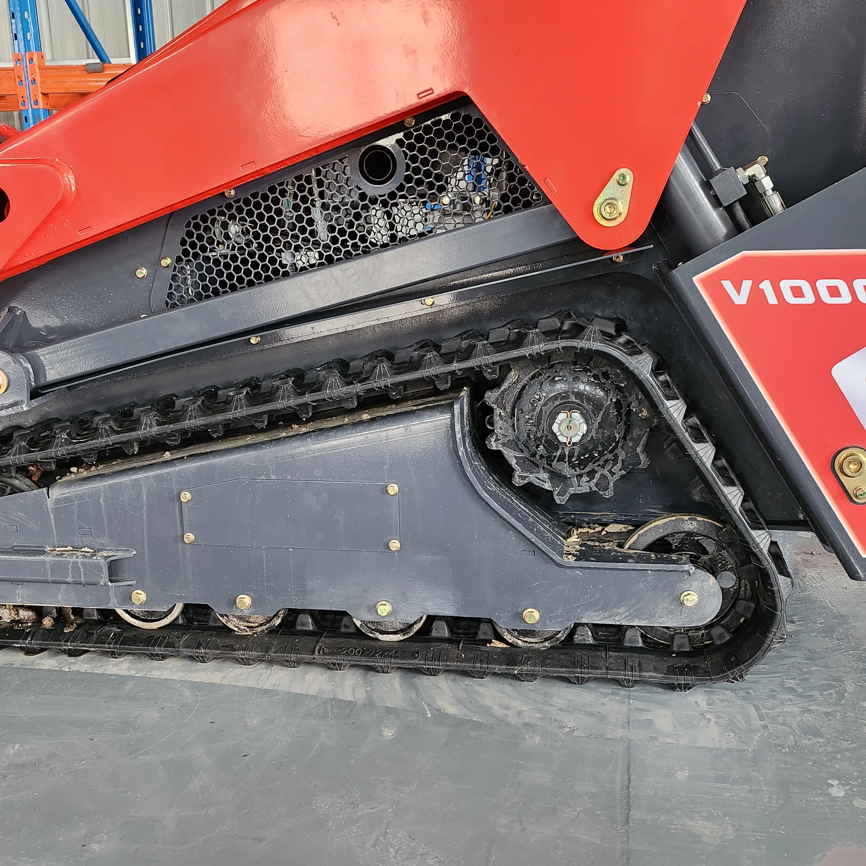 Mini Track Skid Steer 450kg EPA Perkins Diesel Skidsteer Farm Walk Behind Track Loader For Sale