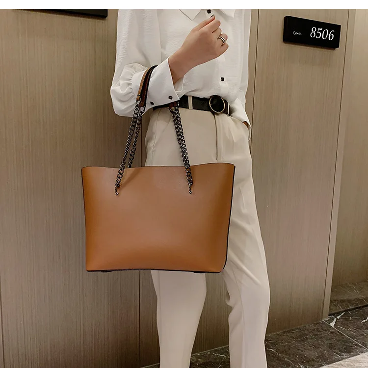 2022 Women Pu Leather Messenger Tote Bags Purse Ladies Handbag Elegant Designer Shoulder Bag