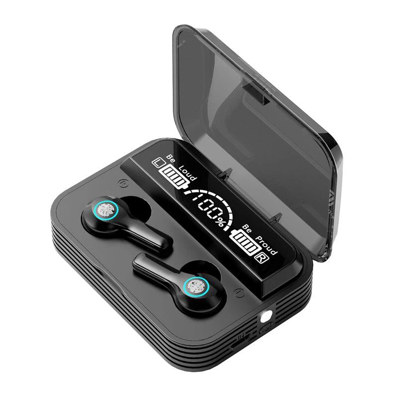 
R1 Audifonos Touch Control Stereo Sport IPX7 Waterproof Earbuds Hands Free In Ear Headphones tws r1 Wireless Earphones 