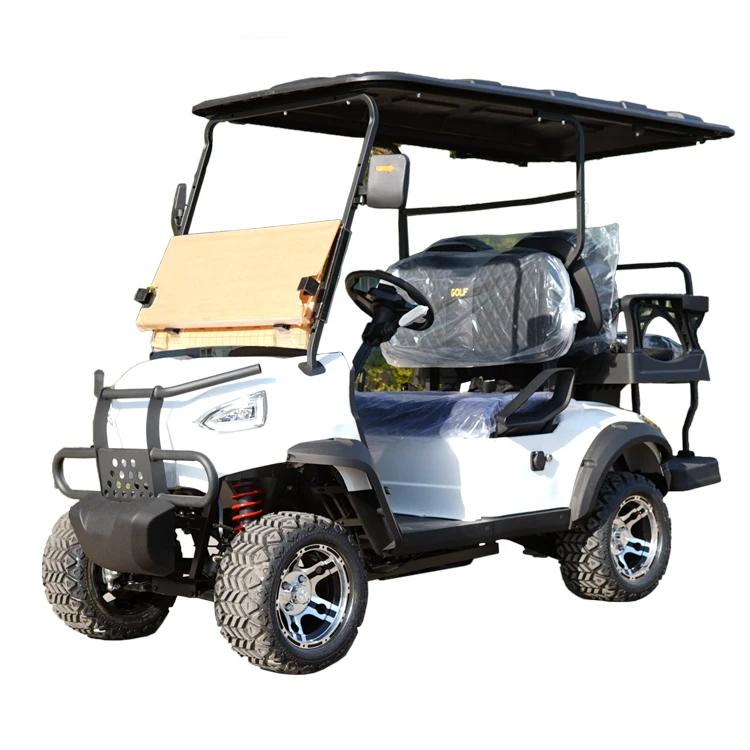 Street Legal Chinese Golf Cart 48V Club Car Electric 4x4 Utility Vehicle 2 4 6 Seat Luxury Off Road Golf Buggy Cart