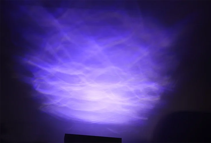 Led Dynamic Flow Stripe Water Wave Ripple Effect Projector Light Wall Washer Lights Outdoor Waterproof Bar Lighting