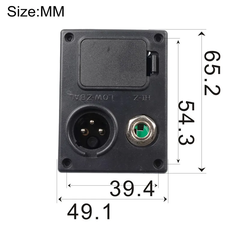 LC-5 Acoustic Guitar Equalizer EQ 9V Battery Boxs/Holder/Case Have High-quality Guitar Accessories