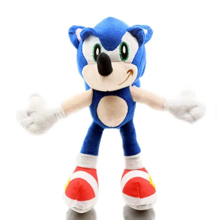 High Quality 6 colors 28cm 11 inch soft plush super Sonic toys