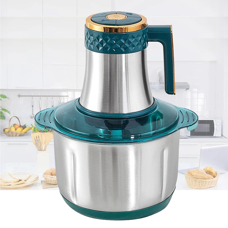 Portable 3L Plastic Food Fruit Mixer Food Processor Vegetable Chopper Home Meat Grinder