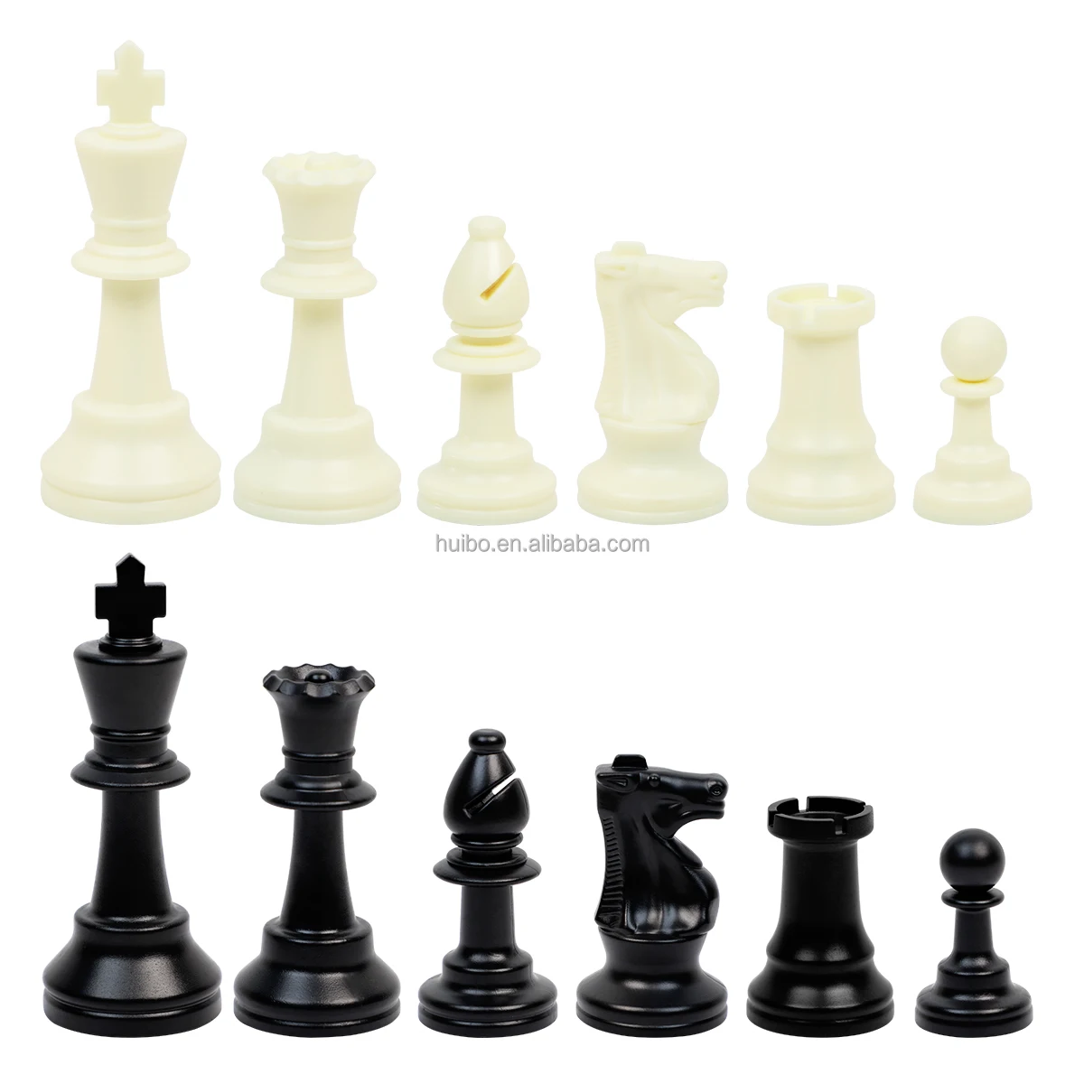 Meet all chess tournament standards chess piece 3.75 inch 9.7 cm ps chess pieces