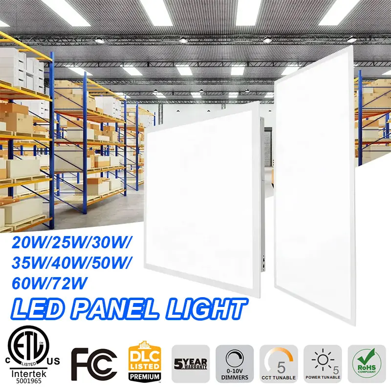 Factory Wholesale Custom High Quality 1x4ft 2x2ft 2x4ft Square Led Ceiling Panel Light