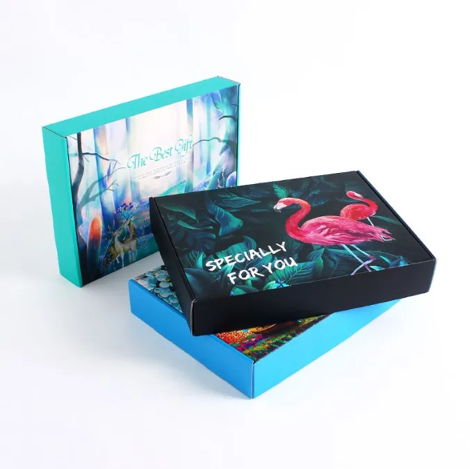 2021 wholesale rigid disposable delivery shipping mailing mailer gift box