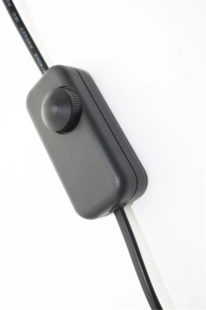 120v Inline Lamp Switch Full Range Rotary Dimmer Switch, Cord Switch Replacement for Floor Lamp, Table Lamp, Pendant Light