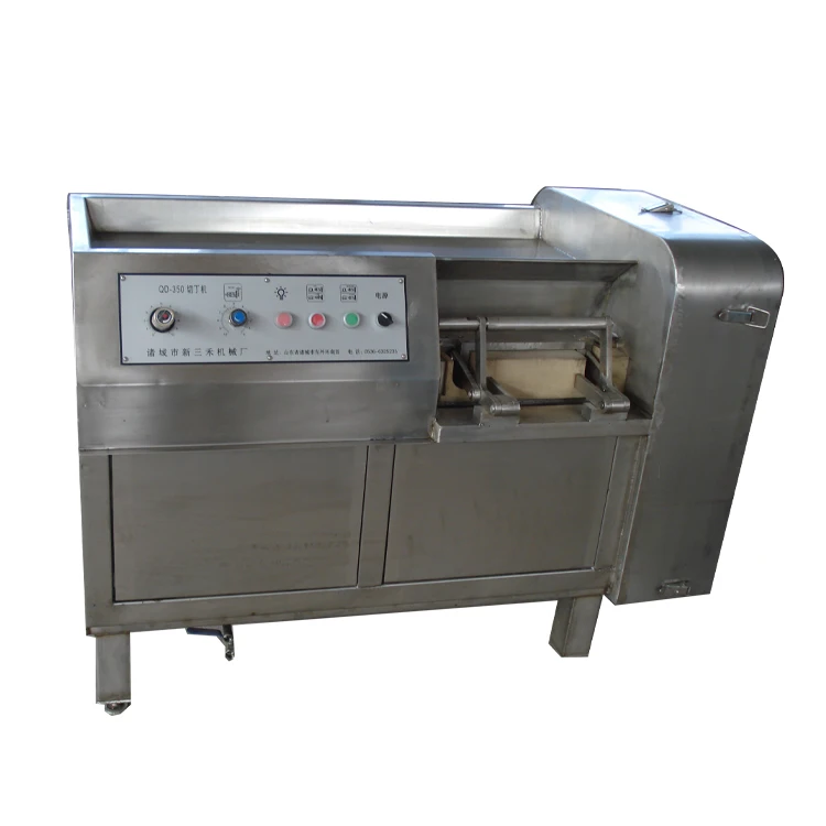 Commercial Frozen Chicken Pork Beef Meat Dice Cube Cutting Cutter Dicer Dicing Machine