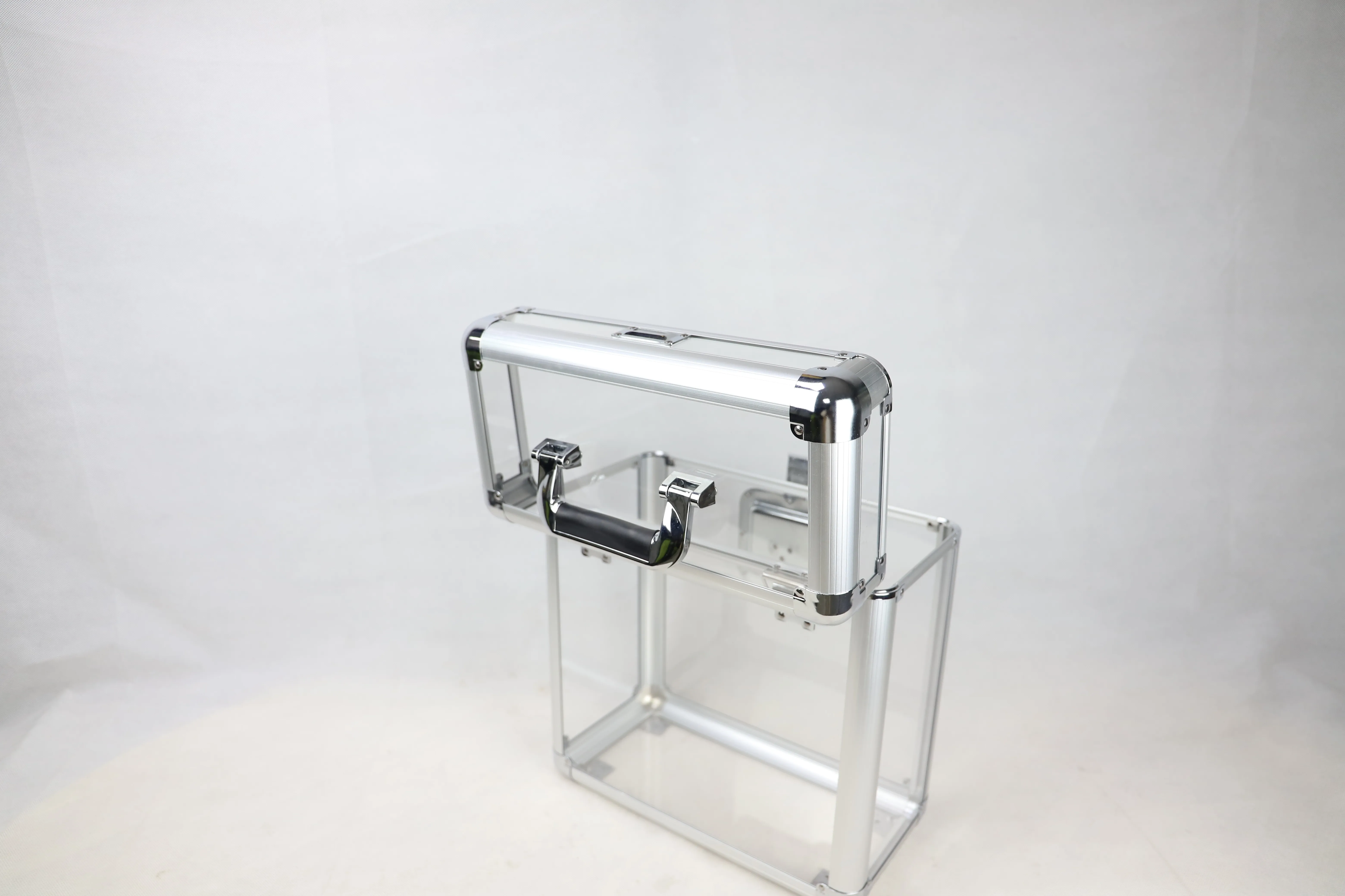 Acrylic Vinyl Record Aluminum Case Hard Shell  CD/DVD Player Cases CD Case Storage Large Capacity High Quality Accept Custom