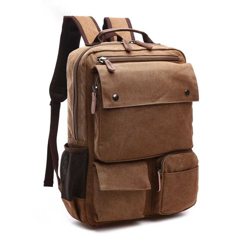 New Style Canvas Bag Large Capacity Backpack Multifunction Canvas Bag